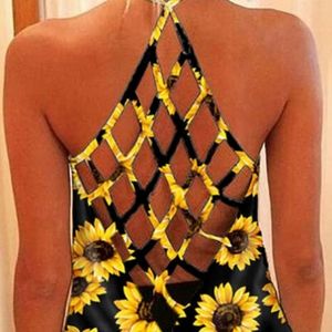 Sunflower Cris-cross Back Camisole
